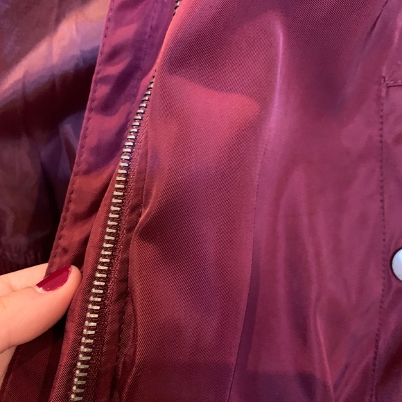 Maroon bomber jacket - Picture 3 of 3